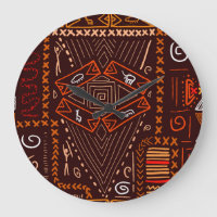 African Aboriginal Art Seamless Pattern