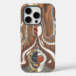 African Abstract Art Print iPhone 16 Pro Case