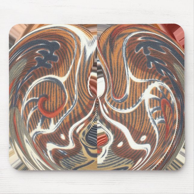 African Abstract Art Print Mouse Mat (Front)