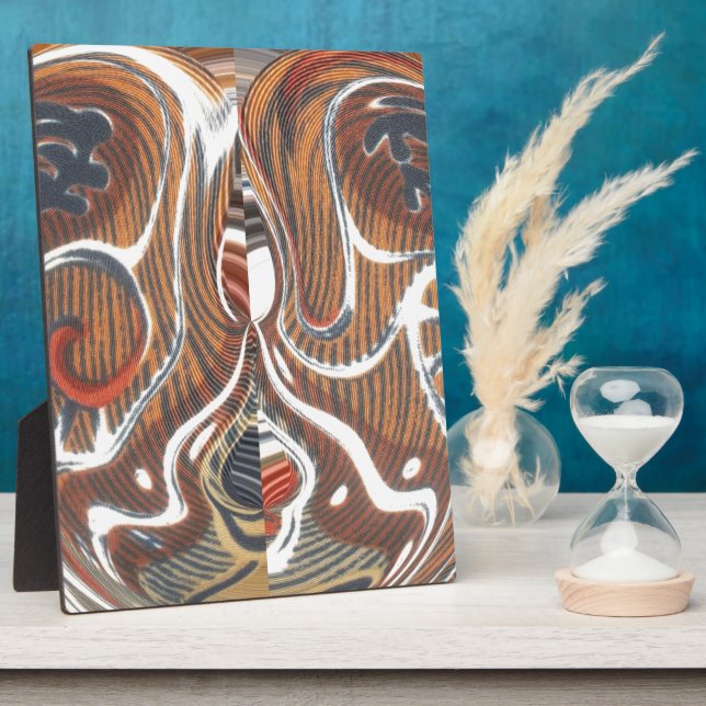 African Abstract Art Print Plaque (Side)