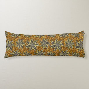 African Abstract Floral Batik Style Body Cushion
