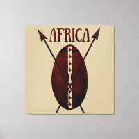 african abstract modern portrait afro art