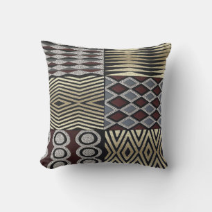 African  Abstract Pattern Cushion