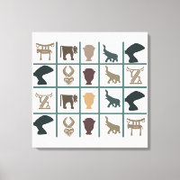 African abstract tribal art