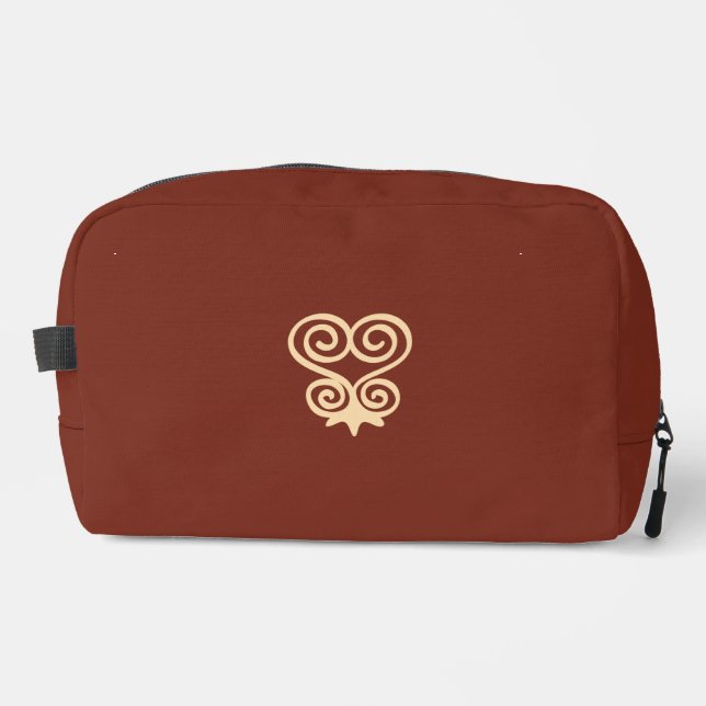 African Adinkra Dopp Kit (Front)