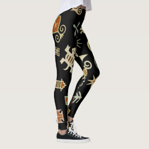 African Adinkra Leggings