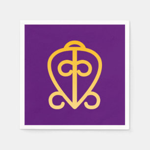 African Adinkra Napkin