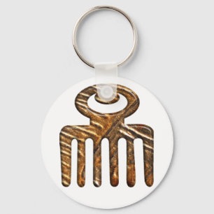 African Adinkra simbol of beauty. Key Ring