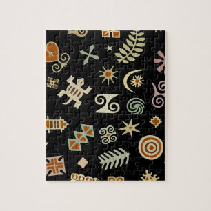 African Adinkra Symbols Jigsaw Puzzle