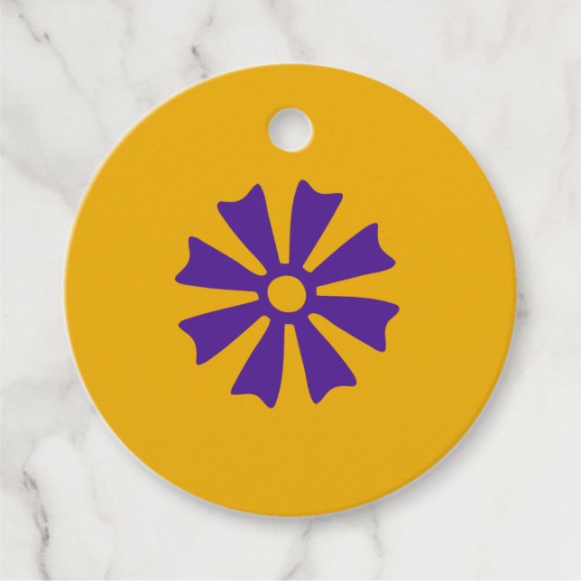 African Adinkra (Wisdom) Favour Tags (Front)