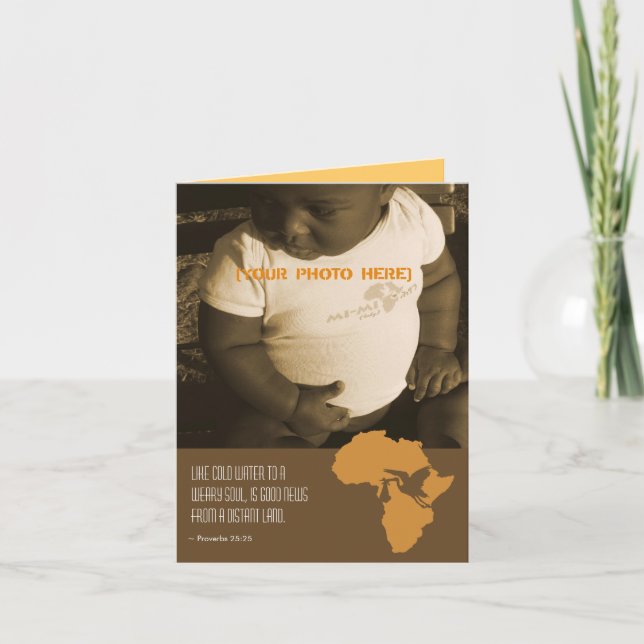 African Adoption - Announcement Cards (Front)