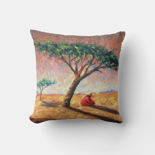 African Afternoon 2003 Cushion (Front)