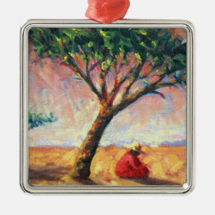 African Afternoon 2003 Metal Tree Decoration