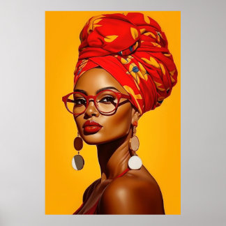 African Amerian Art | Black Art | Ladonna Poster