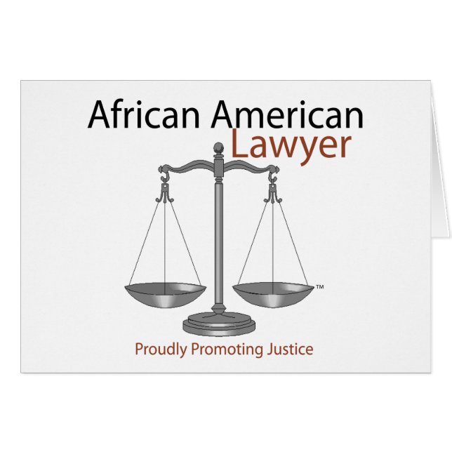 African America Lawyer (Front Horizontal)