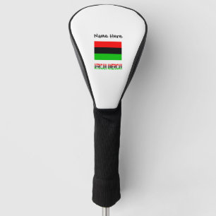 African American African Diaspora Flag Personalise Golf Head Cover