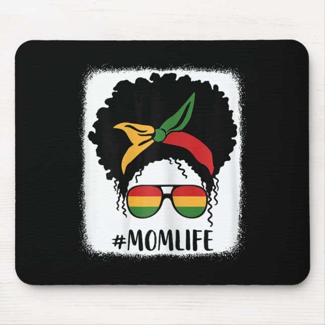African American Afro Mum Life Black Mum Mothers D Mouse Mat (Front)