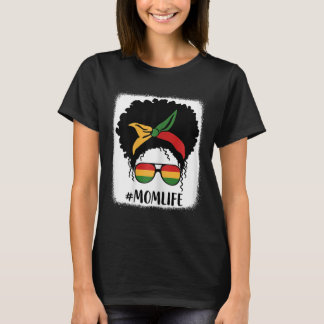 African American Afro Mum Life Black Mum Mothers D T-Shirt