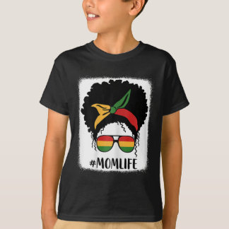 African American Afro Mum Life Black Mum Mothers D T-Shirt