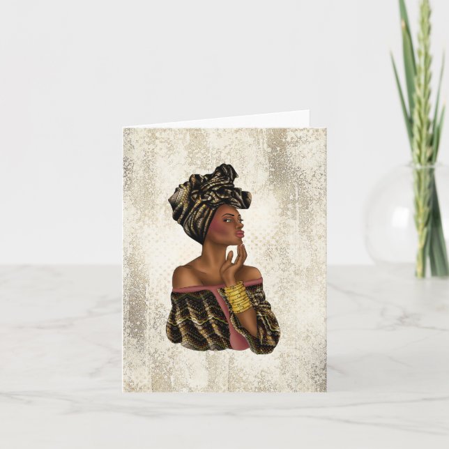 African American All Occasion Card (Front)