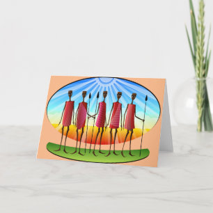 African American All Occasion Greeting Card