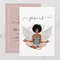 African American Angel Bachelorette Party