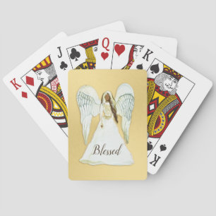 African American Angel Classic Playing Cards