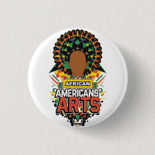 African American Arts 3 Cm Round Badge