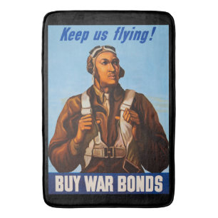 African American Aviators Fighter Pilots of WW2  Bath Mat
