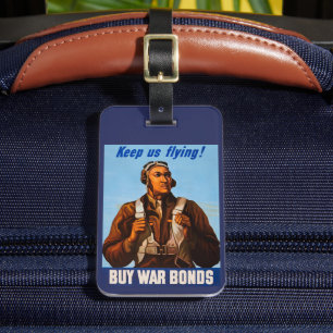 African American Aviators Fighter Pilots of WW2 Luggage Tag