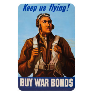 African American Aviators Fighter Pilots of WW2  Magnet