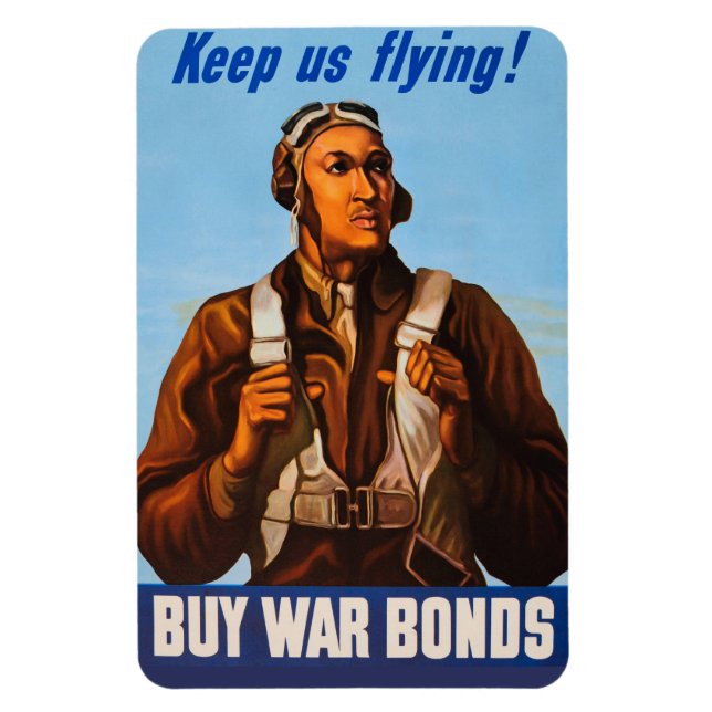 African American Aviators Fighter Pilots of WW2  Magnet (Vertical)
