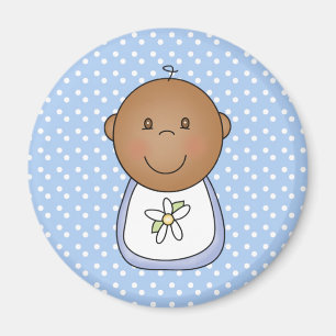 African American Baby Boy   Magnet