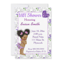 African American Baby Girl Baby Shower