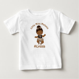 African American Baby Girl Melanin T-Shirt