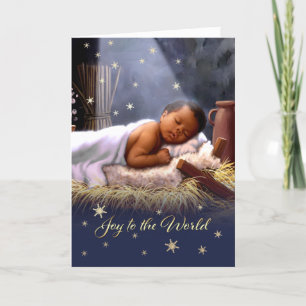 African American Baby Jesus Christmas Cards