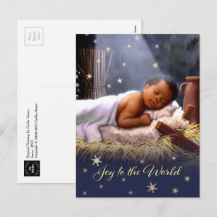African American Baby Jesus Christmas Postcards