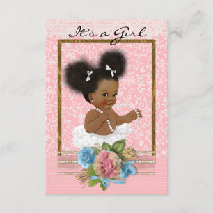 African American Baby Shower Invitation