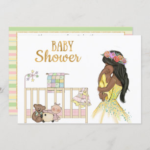African American Baby Shower Invitation
