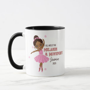 African American Ballerina Coffee Mug