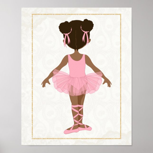 African American Ballerina Poster (Front)