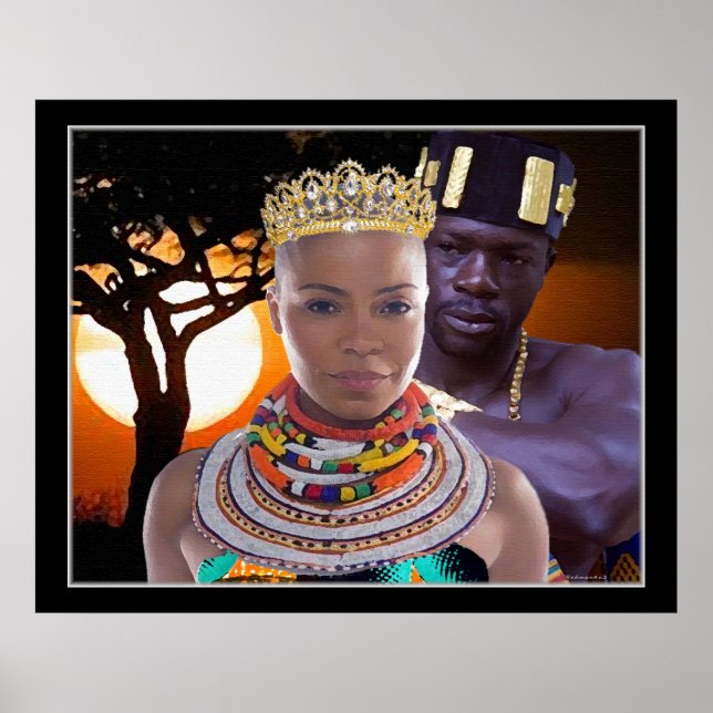 African American Beauty...My African Queen Poster (Front)