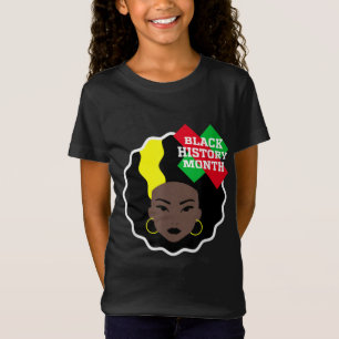 African American Beauty Queen girls Black History T-Shirt