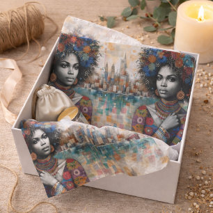 African American Beauty Tissue Paper