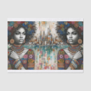 African American Beauty Tissue Paper