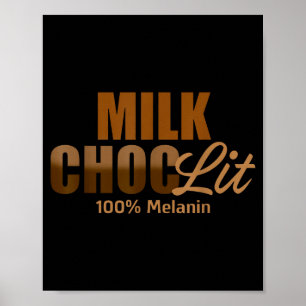African American Black Afro Women Milk Choc-lit 10 Poster