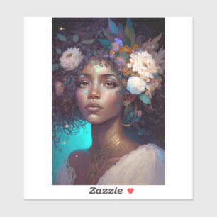 African American Black Goddess Queen Fantasy Art S