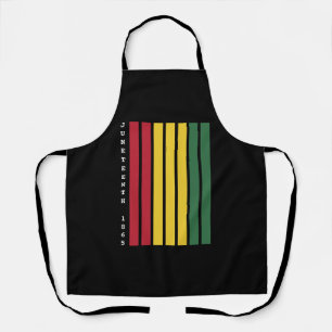 African American Black History Juneteenth 1865 Apron
