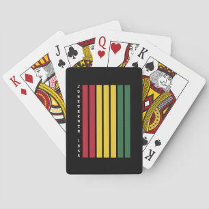 African American Black History Juneteenth 1865 Playing Cards