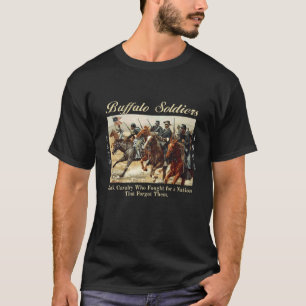 African American Black History Military USA Buffal T-Shirt
